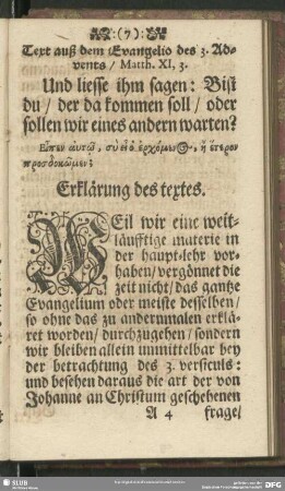 Erklärung des textes