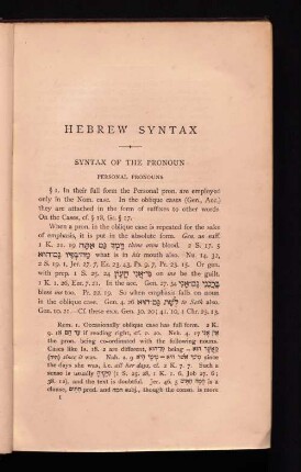 Syntax of the Pronoun