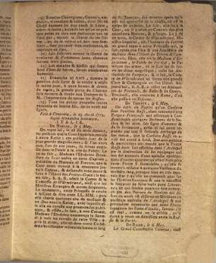 Gazette de Cologne. 1772, Nr. 42 (26.5.)