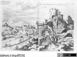 Discorsi sopra l'antichità di Roma., Tafel 30: Haec vestigia quaedam Palatini, Circi Maximi, et Vallis.