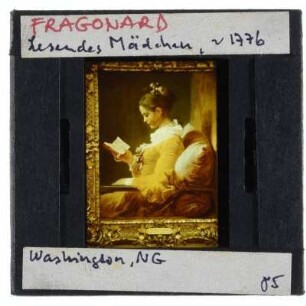 Fragonard, Lesendes Mädchen