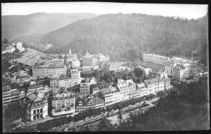 Karlsbad. Blick vom Hirschensprung