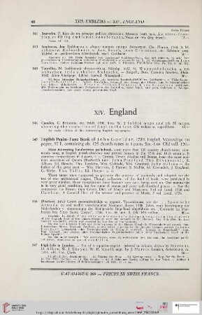 XIV. England (Nr. 344 - 354)