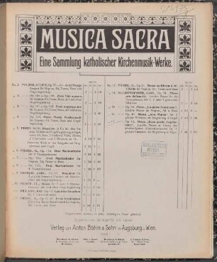 Missa Ecce panis angelorum : leichte Messe zu Ehren d. allerheil. Altarsakramentes ; für 2 gleiche Stimmen mit Begl. d. Orgel ; op. 42