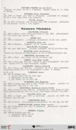 Neuere Meister (Nr. 45-26)