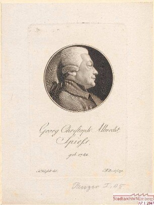Georg Christoph Albrecht Spieß; geb. 1741