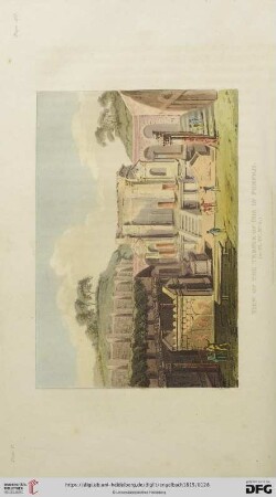 Plate V. View of the temple of Isis in Pompeji