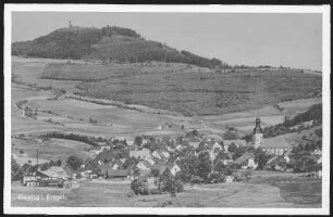 Geising. Blick auf Geising