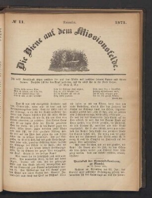 N° 11. November 1871