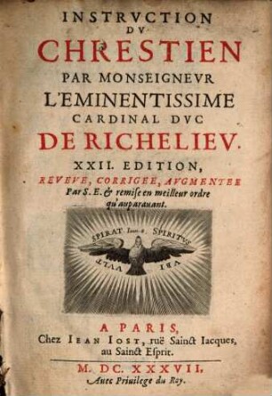 Instruction du Chrestien