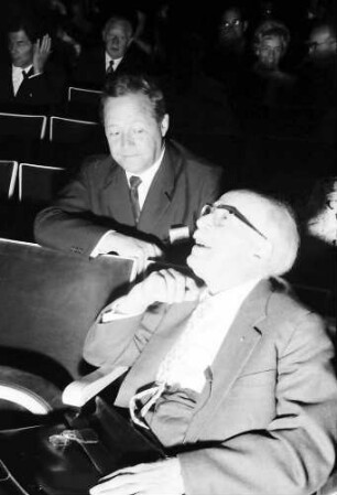 20. Tagung 1970 Chemiker: Feodor Lynen hinten, Leopold Ruzicka rechts vorn