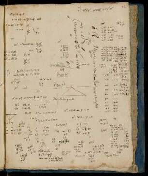 algebraische Gleichungen, Reihen, Integral (Formel s. Katalog Gerardy)