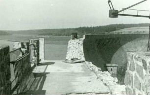 Talsperre Muldenberg bei Grünbach im Vogtland, Deutschland, 1946