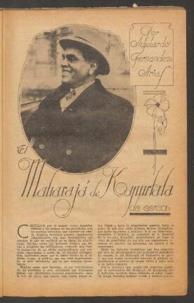 El maharajá de Kapurtala, de cerca