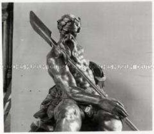 Wien, Barockmuseum, Bildhauer Georg Raphael Donner, Figur "Enns" (Detail)