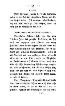 Belohnungen und Strafen überhaupt