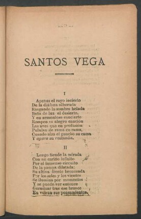 Santos Vega