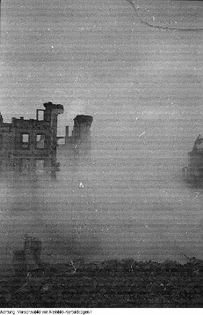 Dresden. Sprengungen während der Enttrümmerung, 1946/47