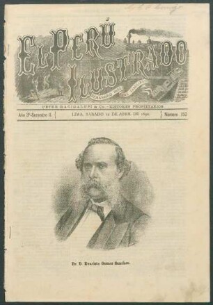 [Retrato de] Dr. D. Evaristo Gómez Sánchez