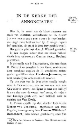 In De Kerke Der Annonciaten