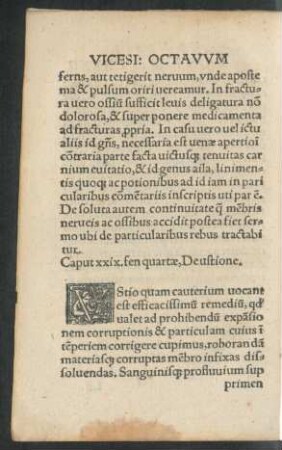 Caput xxix. fen quartae, De ustione.