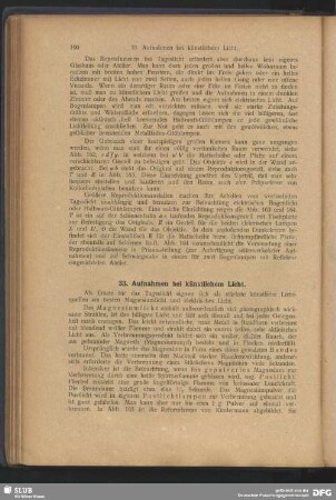 33. Aufnahmen bei künstlichem Licht