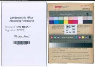 Entnazifizierung Arno Wruck , geb. 24.11.1904 (Kriminalbeamter)