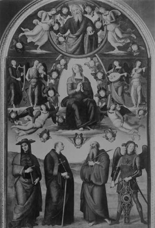 Himmelfahrt Mariens mit Heiligen (Pala di Vallombrosa)
