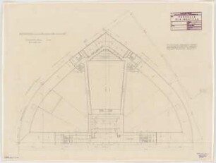 Haus des Rundfunks, Berlin-Charlottenburg: Grundriss 4. OG 1:200