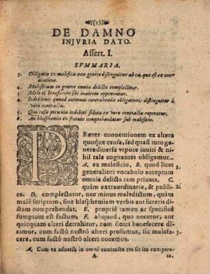 Dispvtatio Jvridica De Damno Inivria Dato