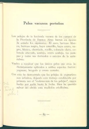 Pelos vacunos porteños
