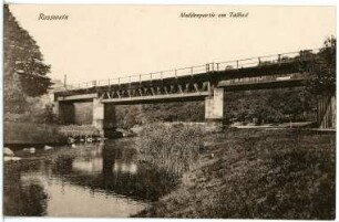 Roßwein. Brücke am Talbad