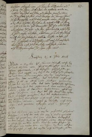 Freytag d 8 9bris 1726.