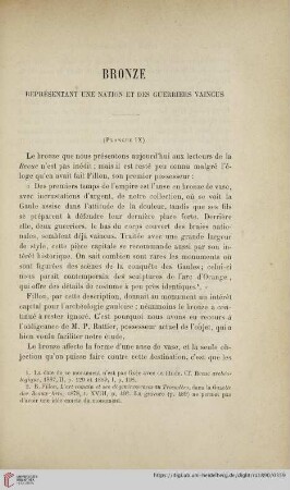 Ser. 3: 15: Bronze : représentant une nation et des guerriers vaincus