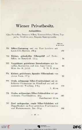 Wiener Privatbesitz (Nr. 331-527)