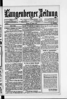 Langenberger Zeitung. 1888-1935