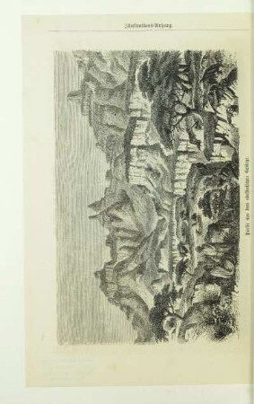 Partie aus dem abessinischen Gebirge