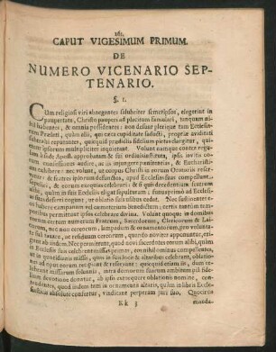 Caput Vigesimum Primum. - Vigesimum Quintum.