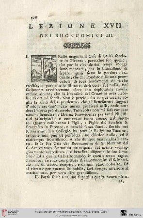 Lezione XVII.