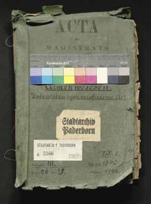Armenwesen: Unterstützungen verschiedener Art