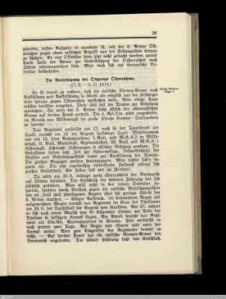 Die Verteidigung der Ostgrenze Ostpreußens