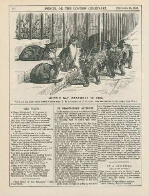 Muzzle day. December 10 1885