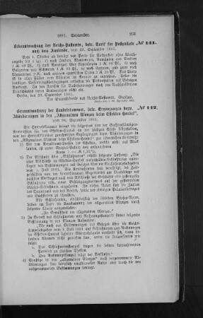 Bekanntmachung der Handelskammer, betr. Ergänzungen bezw. Abänderungen in den "Allgemeinen Usanzen beim Effekten-Handel"