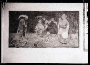 Kirche; Wandbild an der Ostwand im Chor, nach der Restaurierung