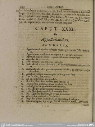 Caput XXXII. De Appellationibus