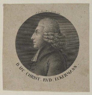 Bildnis des D. Jac. Christ. Rud. Eckermann