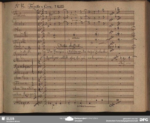 No. 12 Terzetto e Coro: "Weh mir helft Gewalt"