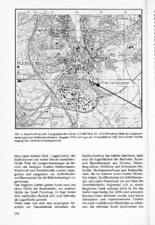 Ausschnitt aus den Topographischen Karte