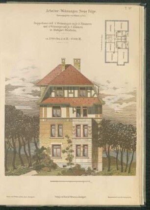 Doppelhaus in Stuttgart-Westheim
