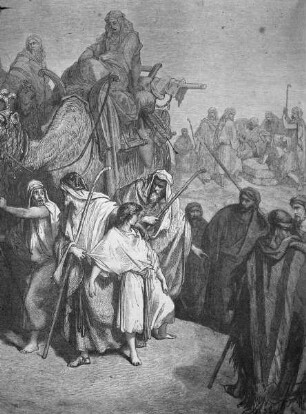 Joseph wird von seinen Brüdern an die Ägypter verkauft
